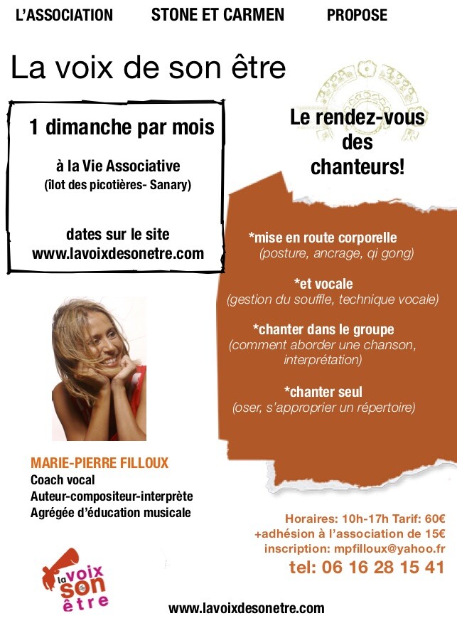 Affiche de l'atelier du dimanche